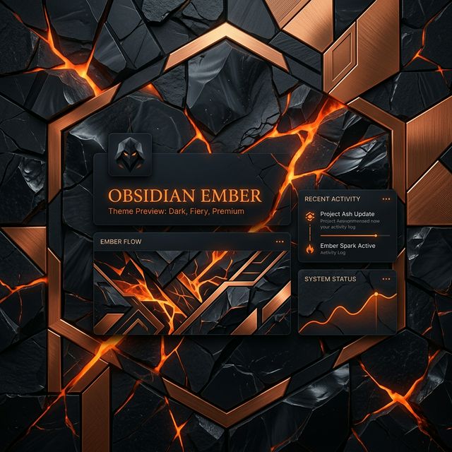 Obsidian Ember Theme