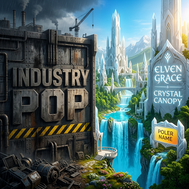 Industrial Wall vs Elven Nature