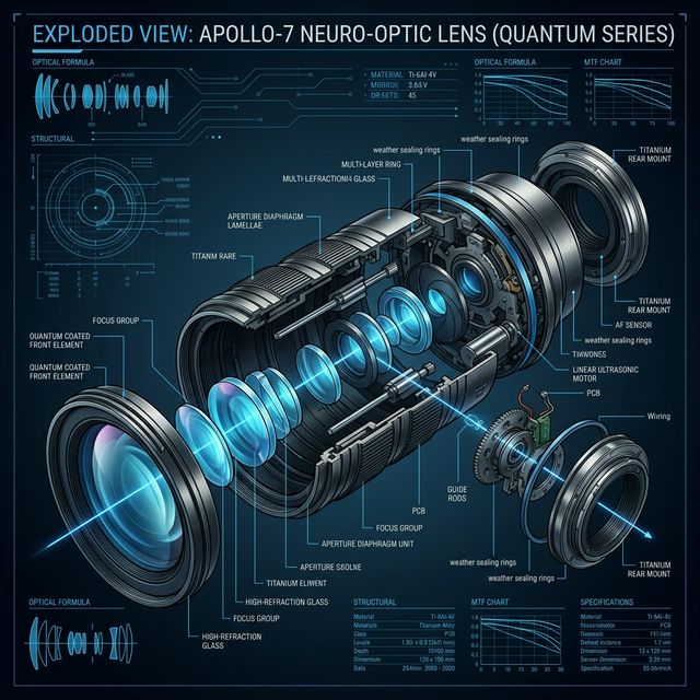 Lens Engineering Diagram