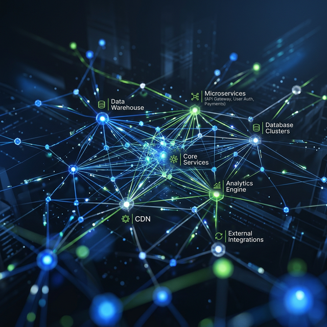 3D Network Mesh Architecture