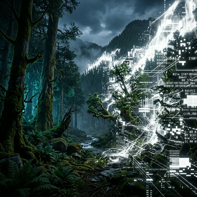 Glitching Landscape