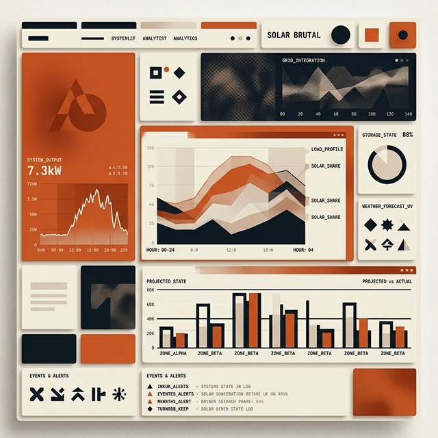 Solar Brutal Dashboard