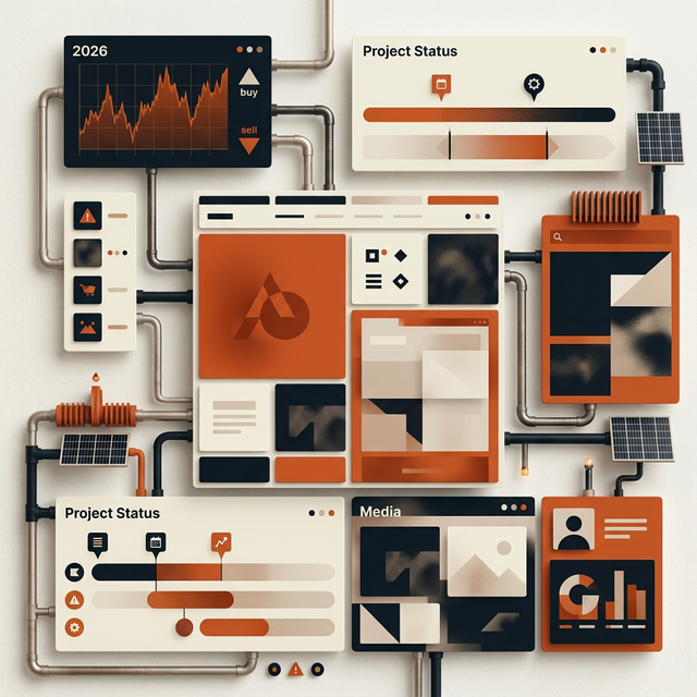 Solar Brutal UI Components